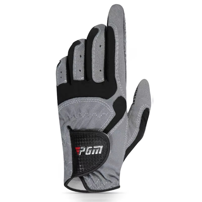 Professional Golf Gloves Microfiber Cloth Fabric Breathable Non-Slip Gloves Club Swing Putting Training Gloves